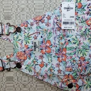 OshKosh B'gosh Shortalls Overalls 24M